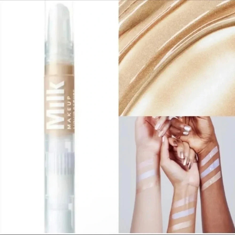 MILK MAKEUP Liquid Strobe - 0.13 oz/ 3.8 mL - BEAM - GOLD - Picture 2 of 5